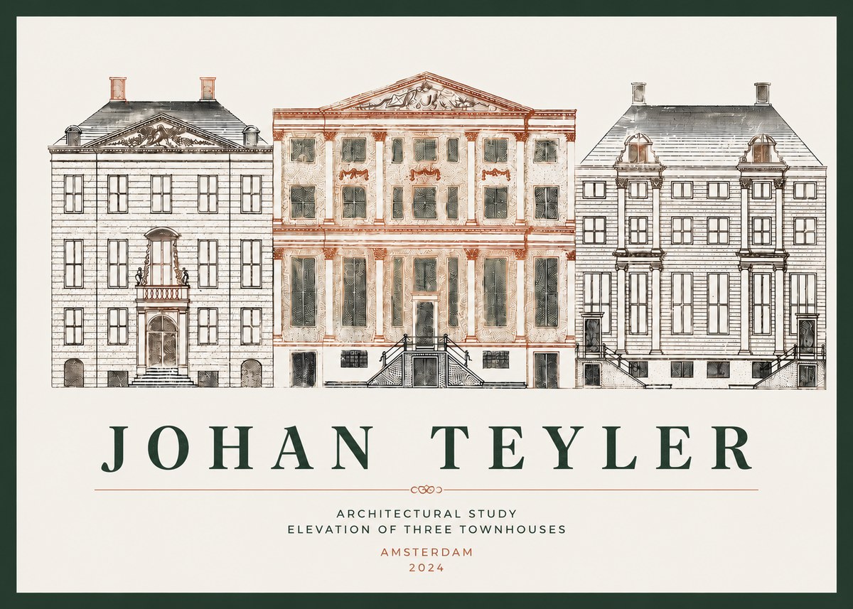 Johan Teyler Architectural Study IX No4 - Poszter