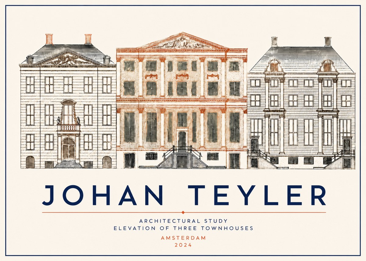 Johan Teyler Architectural Study IX No5 - Poszter