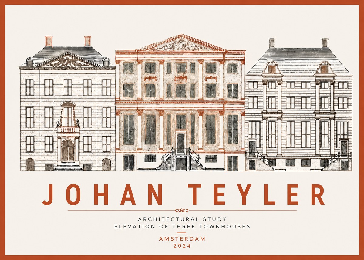 Johan Teyler Architectural Study IX No6 - Poszter