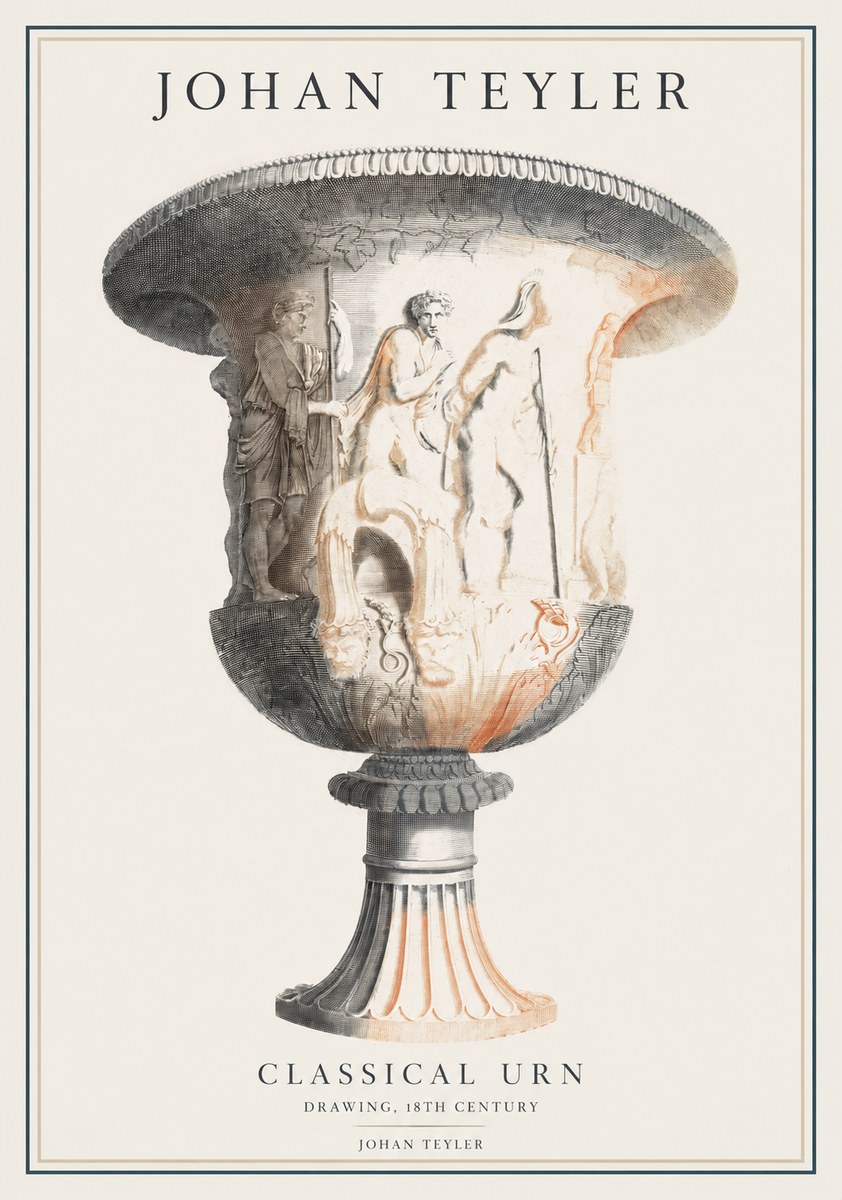 Johan Teyler Classical Urn No1 - Poszter