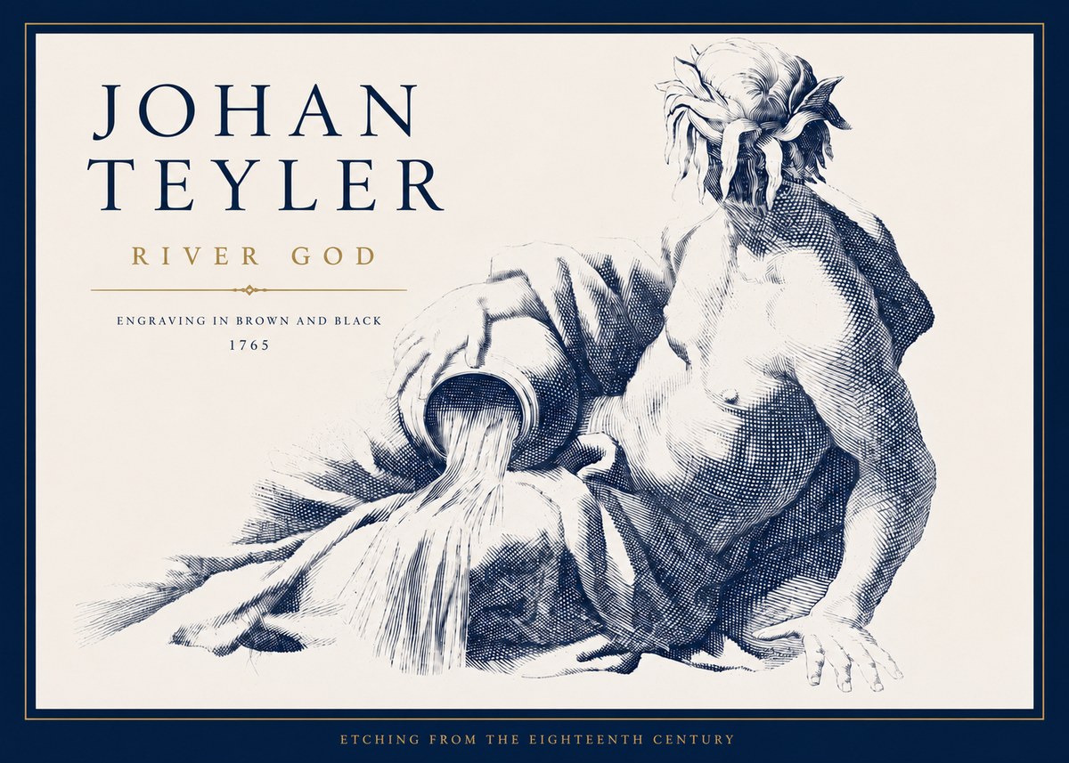 Johan Teyler River God No3 - Poszter