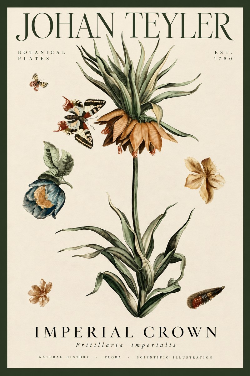 Johan Teyler Crown Imperial No4 - Poszter