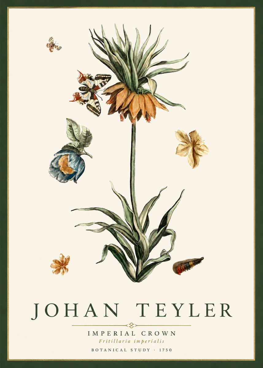 Johan Teyler Crown Imperial No5 - Poszter