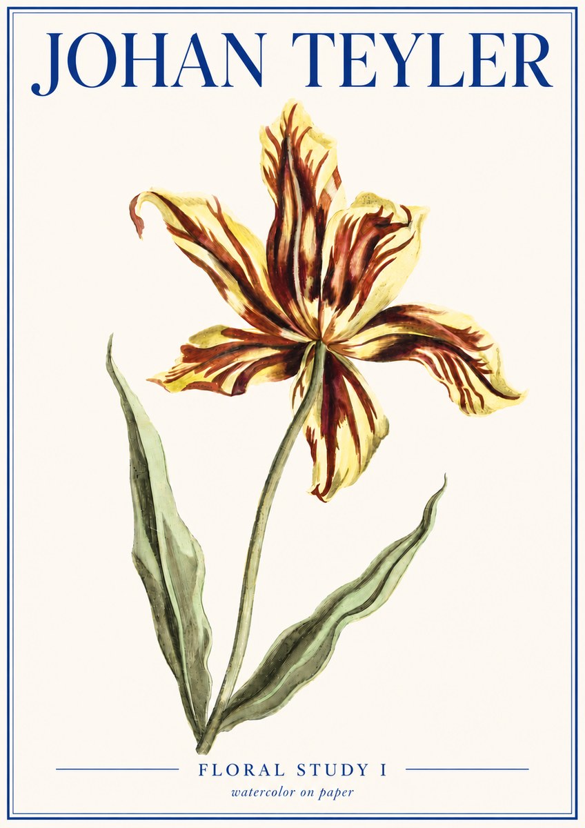 Johan Teyler Floral Study I No4 - Poszter