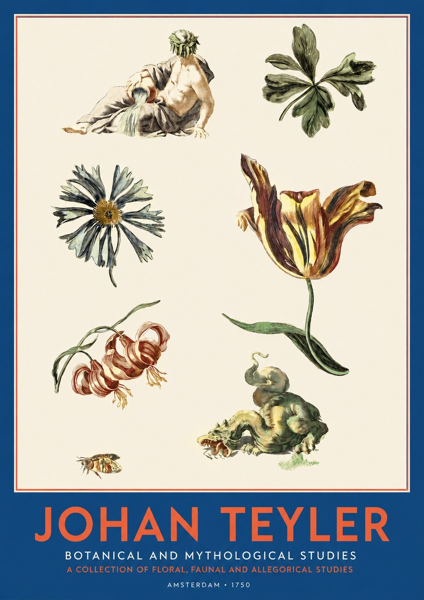 Johan Teyler Botanical and Mythological Studies No2 - Poszter
