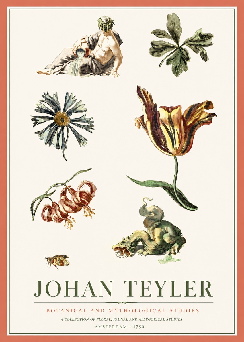 Johan Teyler Botanical and Mythological Studies No3 - Poszter