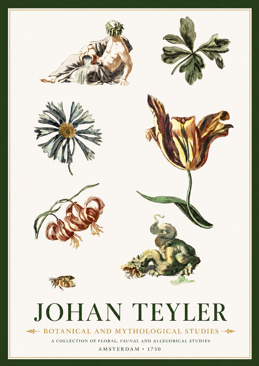 Johan Teyler Botanical and Mythological Studies No4 - Poszter