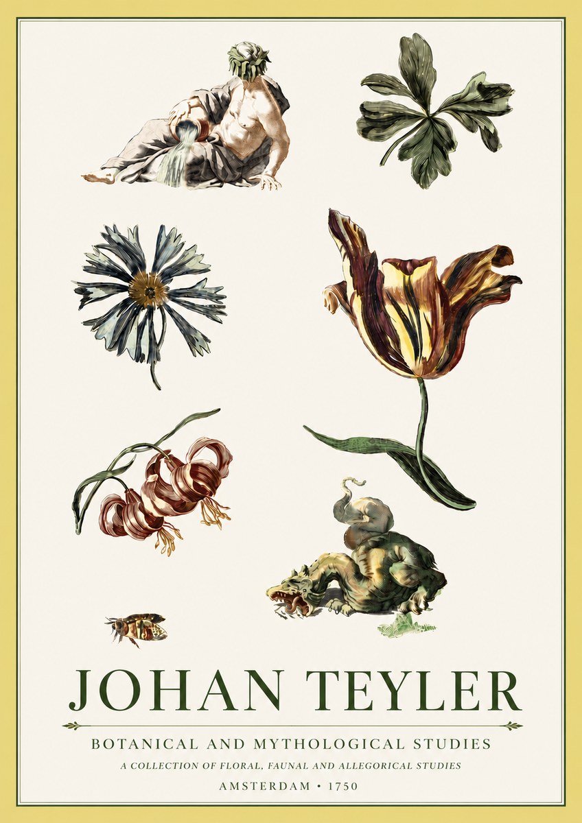 Johan Teyler Botanical and Mythological Studies No5 - Poszter