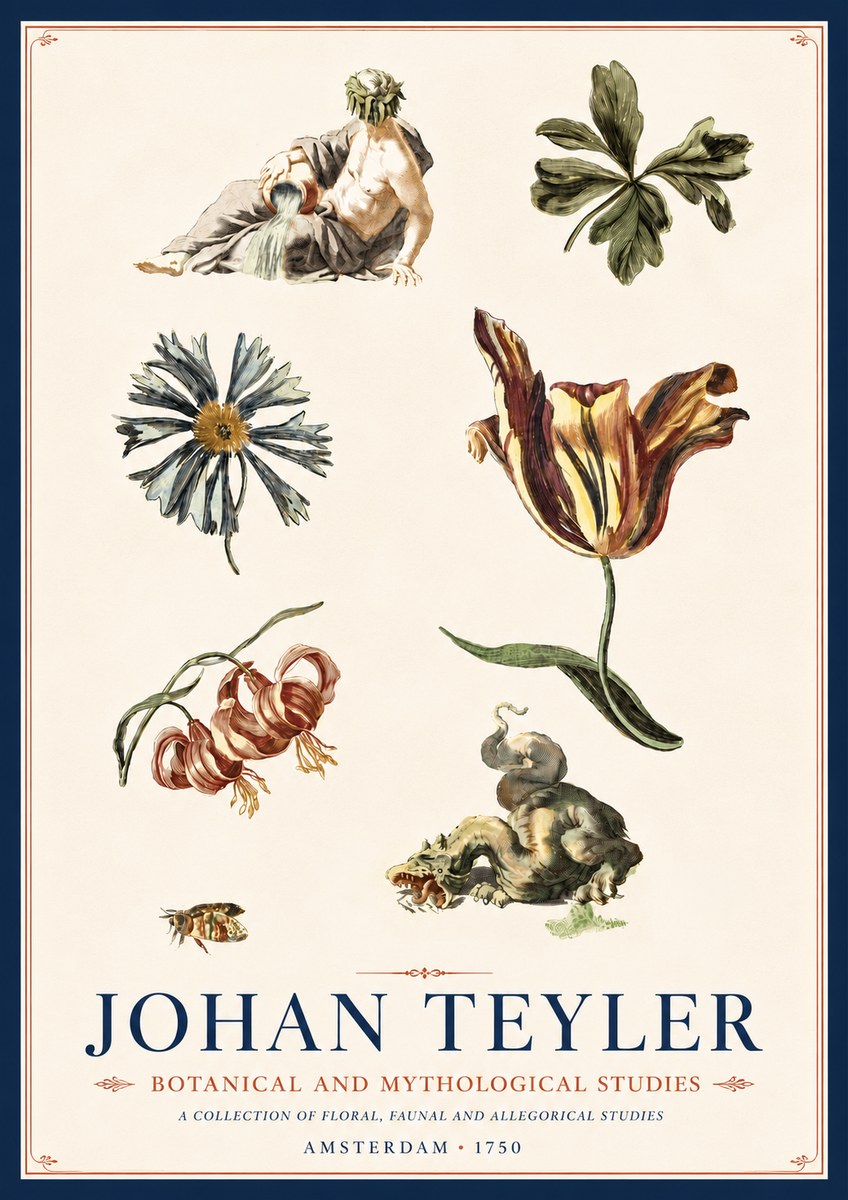 Johan Teyler Botanical and Mythological Studies No6 - Poszter