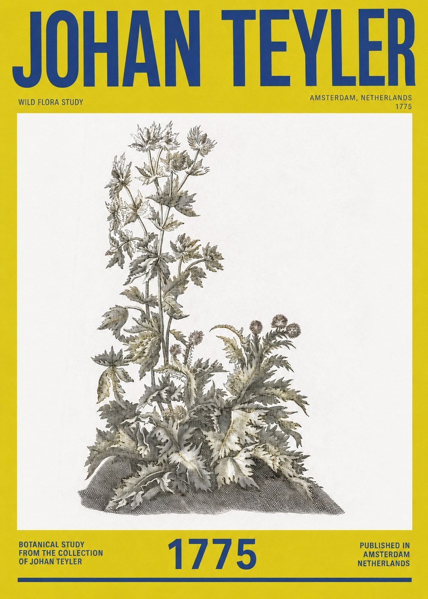 Johan Teyler Wild Flora Study No2 - Poszter