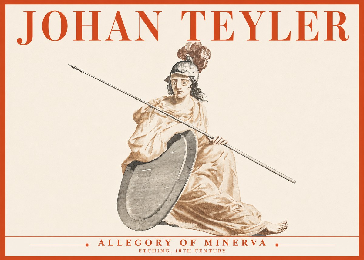 Johan Teyler Allegory of Minerva No5 - Poszter