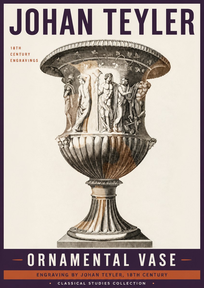 Johan Teyler Ornamental Vase II No6 - Poszter