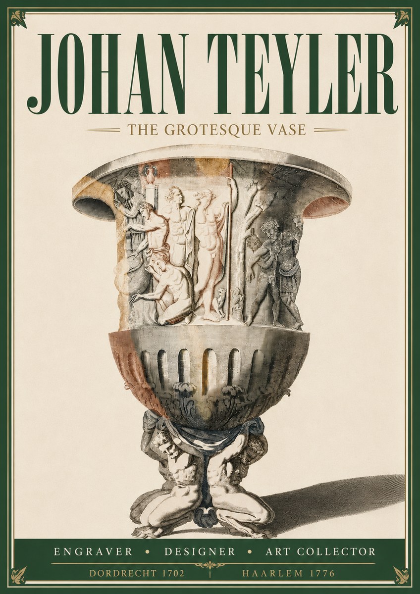 Johan Teyler The Grotesque Vase No5 - Poszter