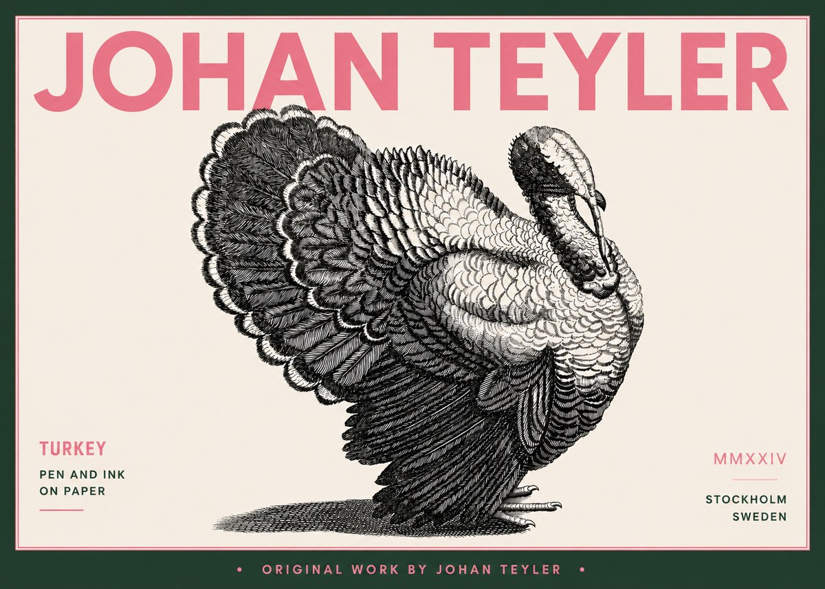Johan Teyler Turkey No5 - Poszter