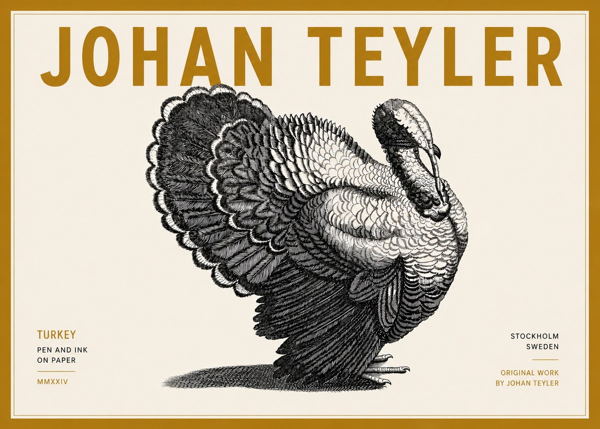 Johan Teyler Turkey No6 - Poszter