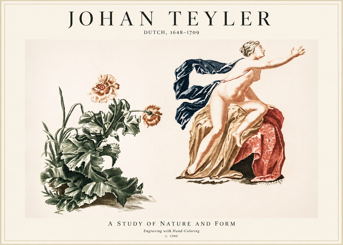 Johan Teyler A Study of Nature and Form No1 - Poszter