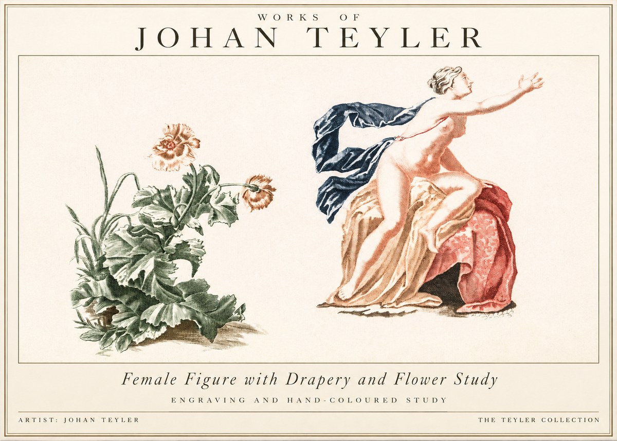 Johan Teyler A Study of Nature and Form No3 - Poszter