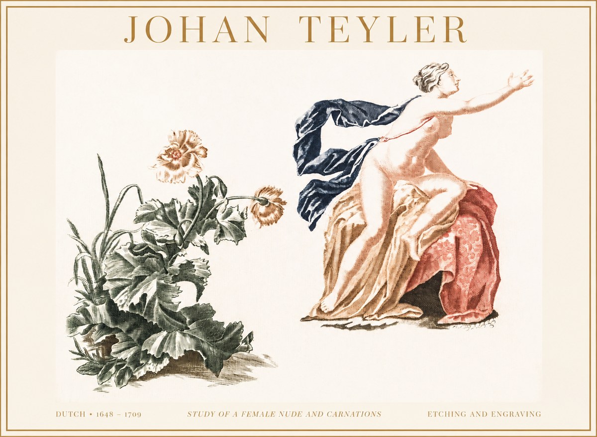 Johan Teyler A Study of Nature and Form No4 - Poszter