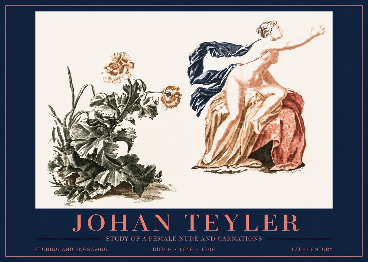 Johan Teyler A Study of Nature and Form No5 - Poszter
