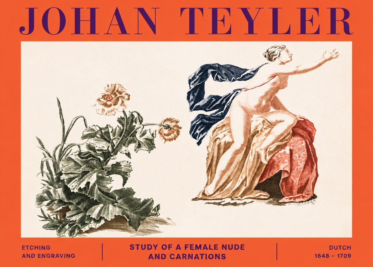 Johan Teyler A Study of Nature and Form No6 - Poszter