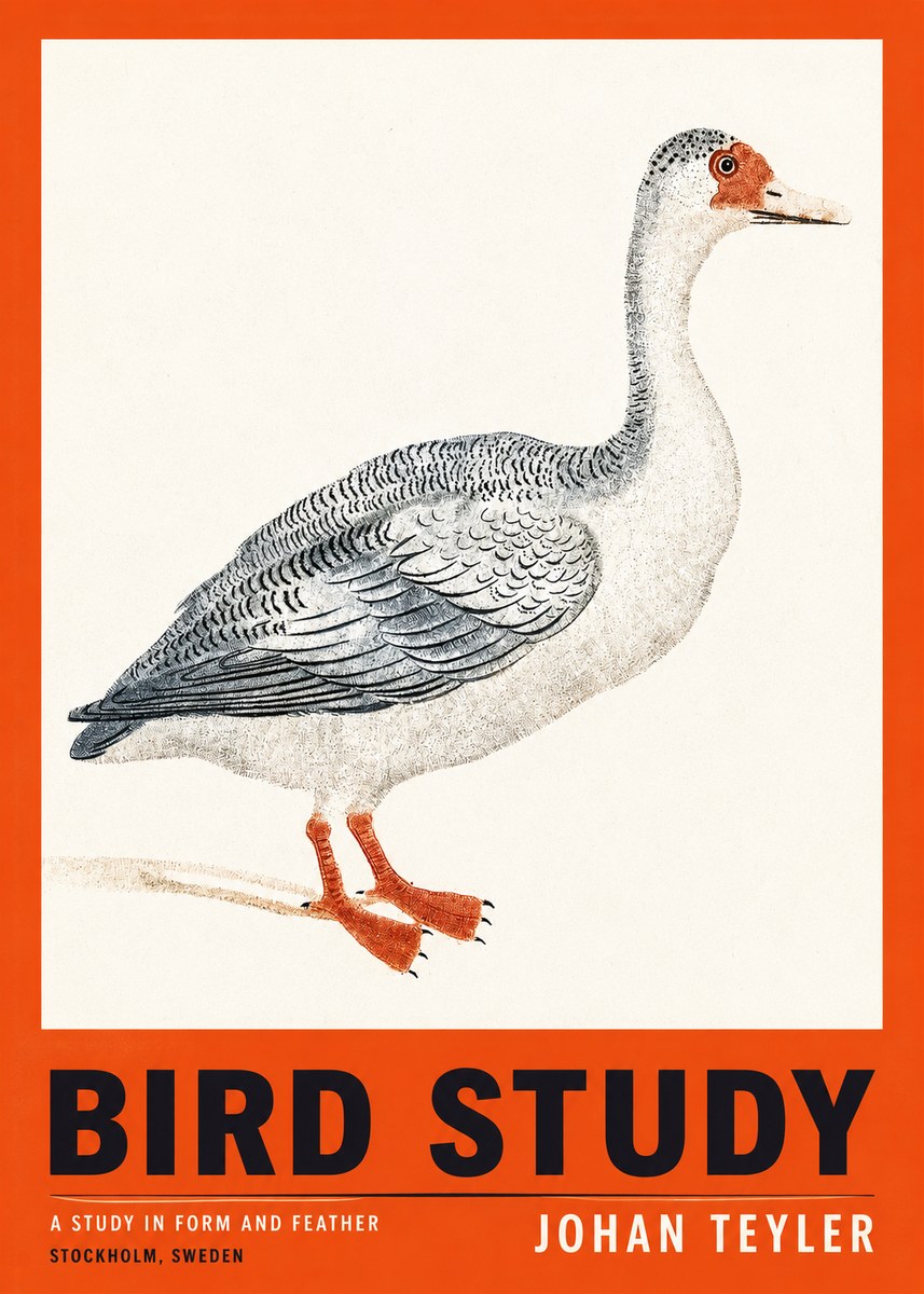 Johan Teyler Goose Study No3 - Poszter