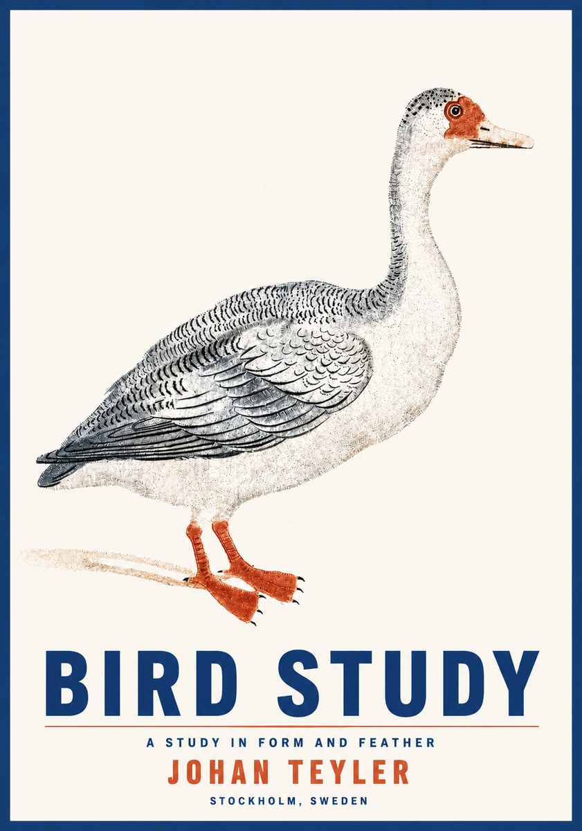 Johan Teyler Goose Study No5 - Poszter