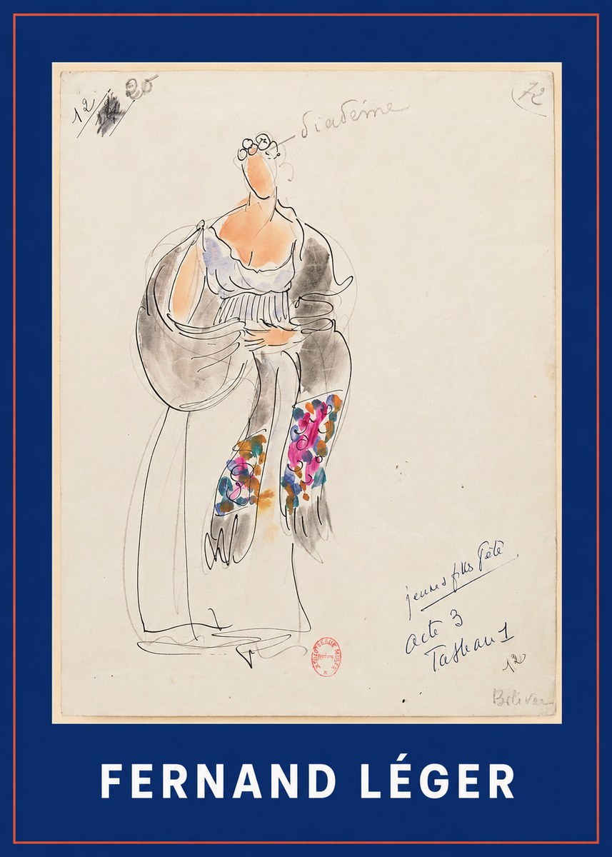 Fernand Léger Diadème No1 - Poszter