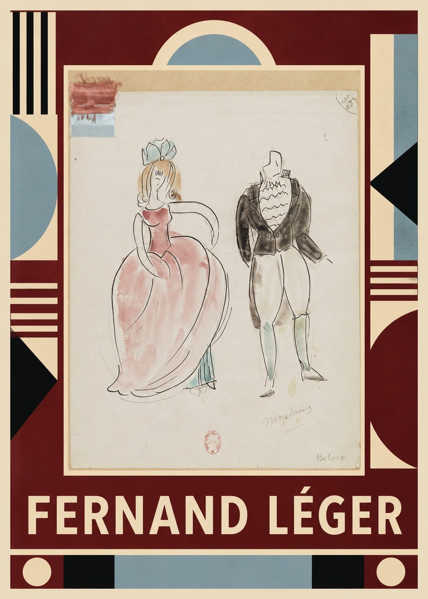 Fernand Léger Bolivar VI No1 - Poszter