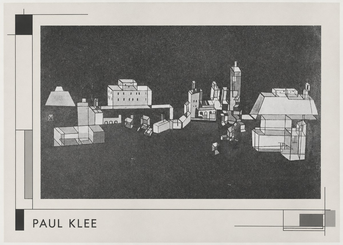 Paul Klee Architectural Forms No3 - Poszter