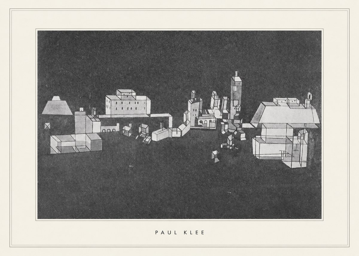Paul Klee Architectural Forms No5 - Poszter