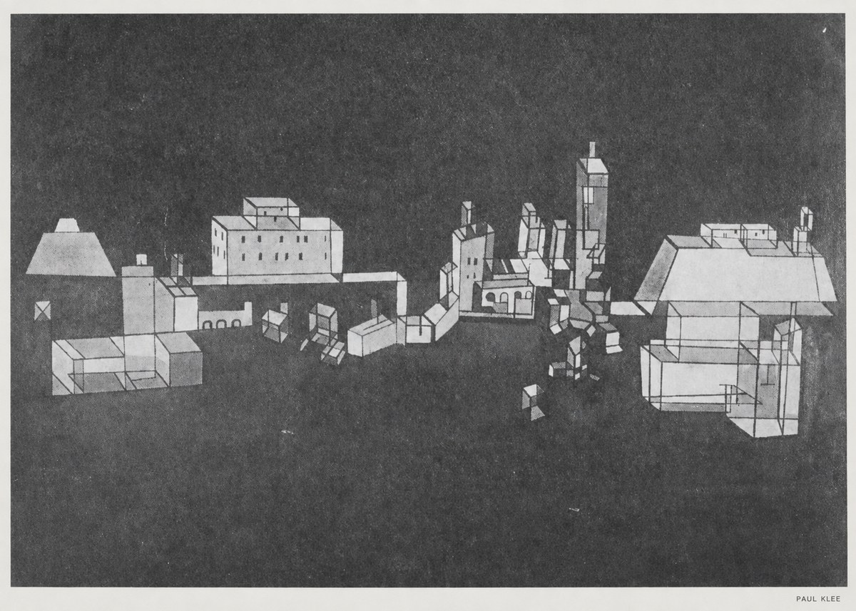 Paul Klee Architectural Forms No6 - Poszter
