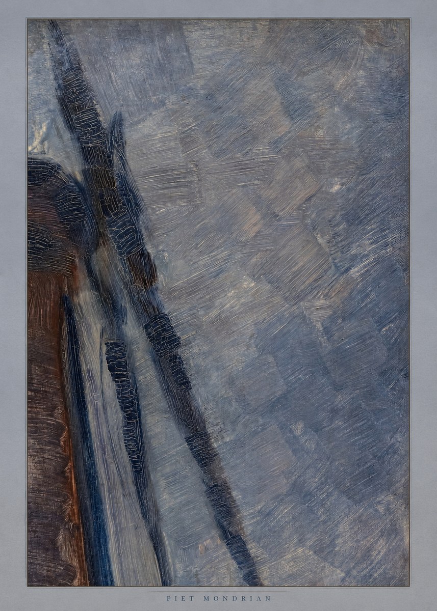 Piet Mondrian Windmill in Sunlight No6 - Poszter
