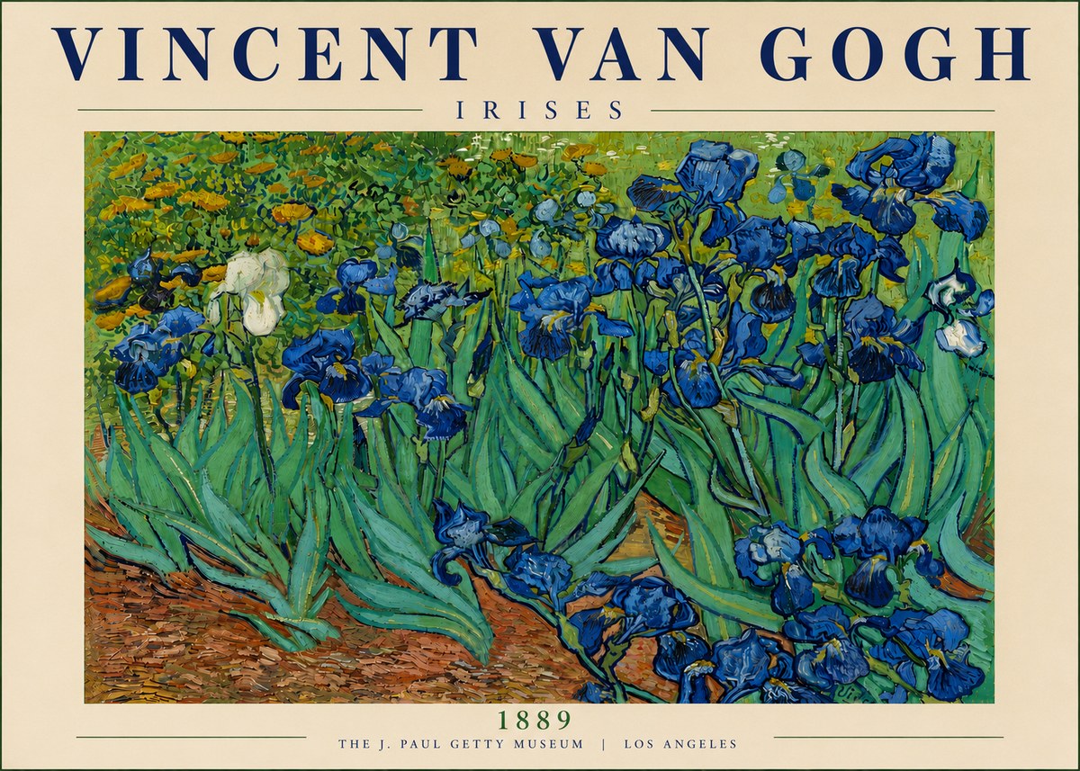 Van Gogh Irises I No5 - Poszter
