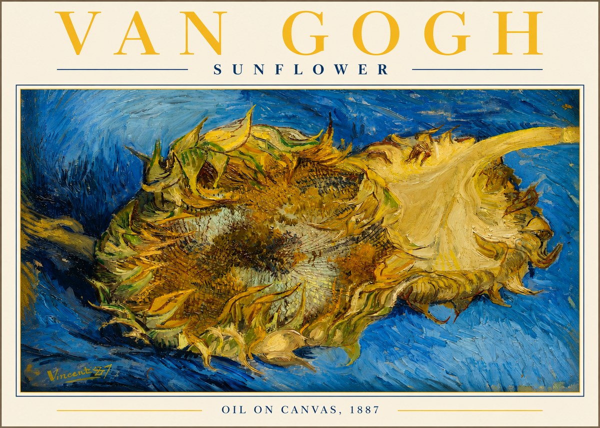 Van Gogh Sunflower No2 - Poszter