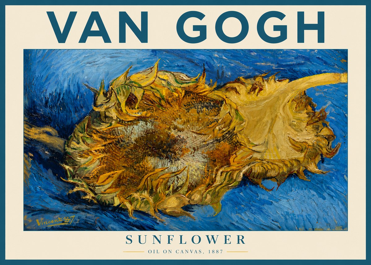 Van Gogh Sunflower No3 - Poszter