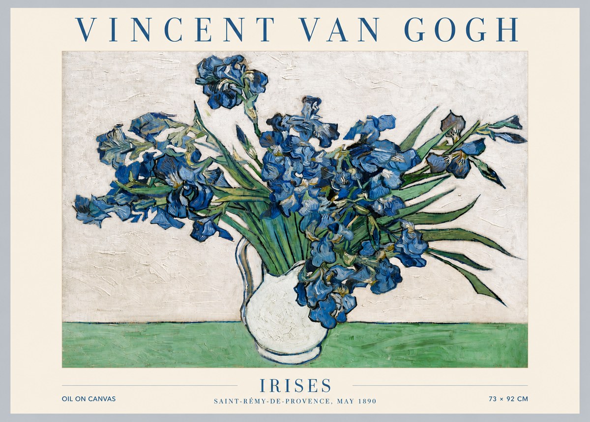 Van Gogh Irises II No5 - Poszter