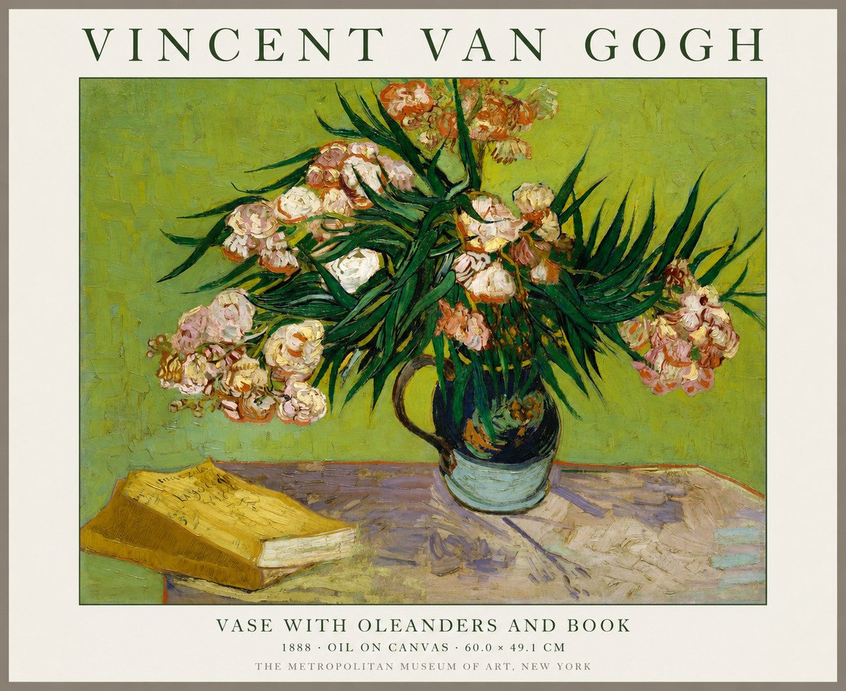 Van Gogh Oleanders No2 - Poszter