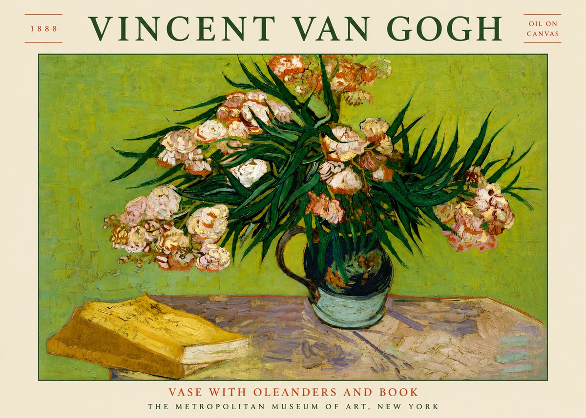 Van Gogh Oleanders No5 - Poszter