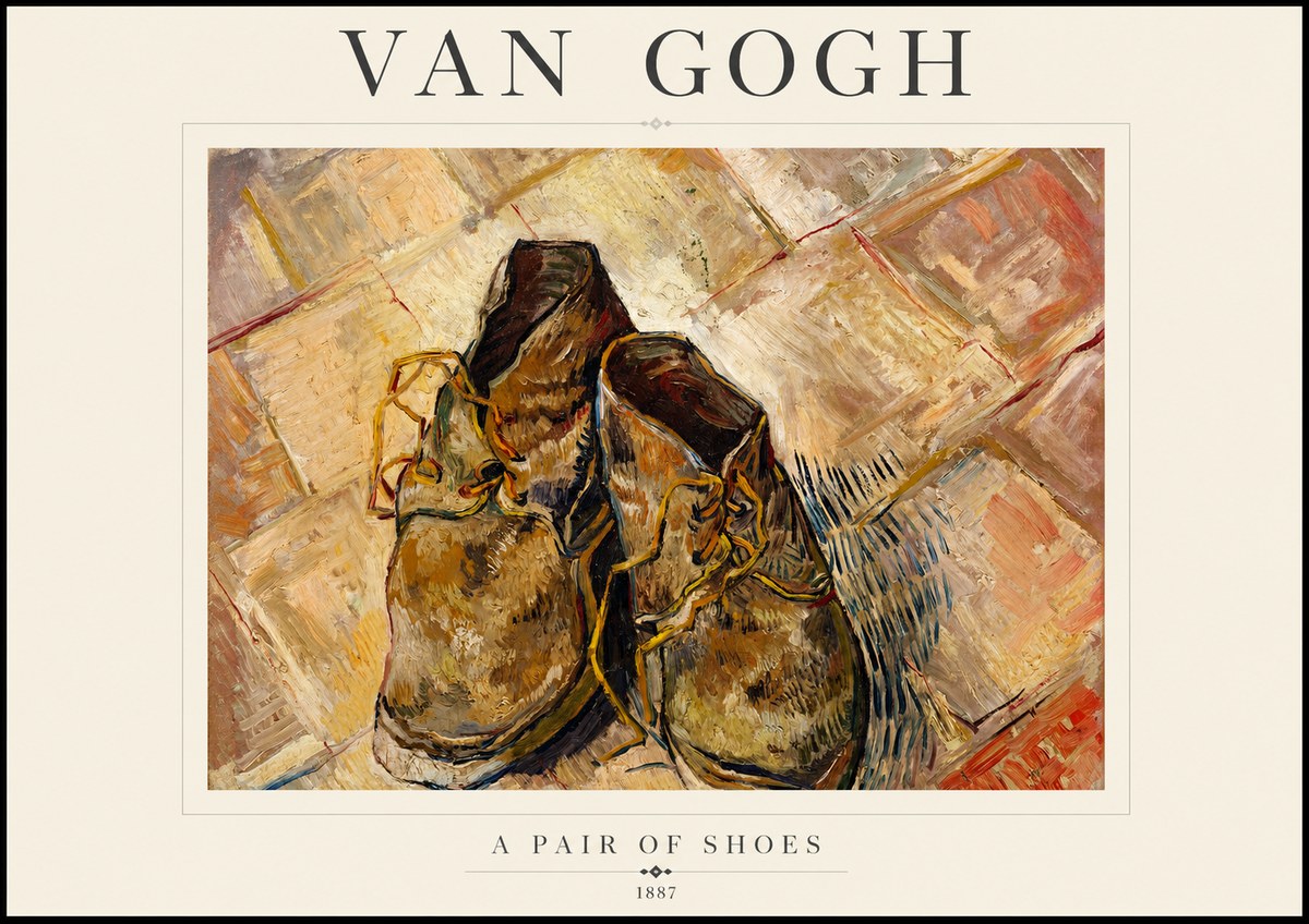 Van Gogh A Pair of Shoes No1 - Poszter