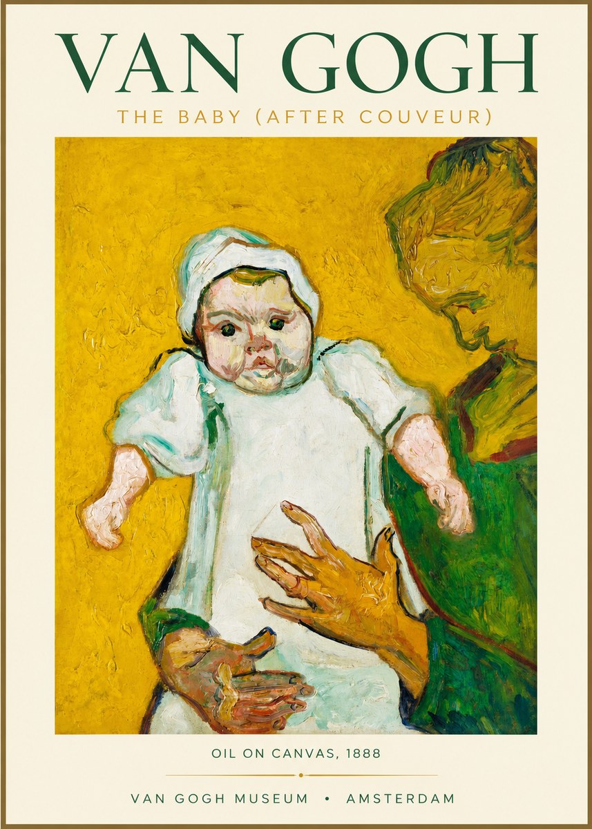 Van Gogh The Baby (After Couveur) No1 - Poszter