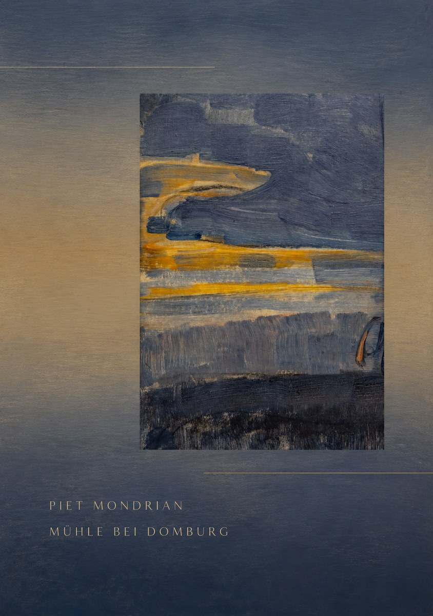 Piet Mondrian Mühle Bei Domburg No6 - Poszter