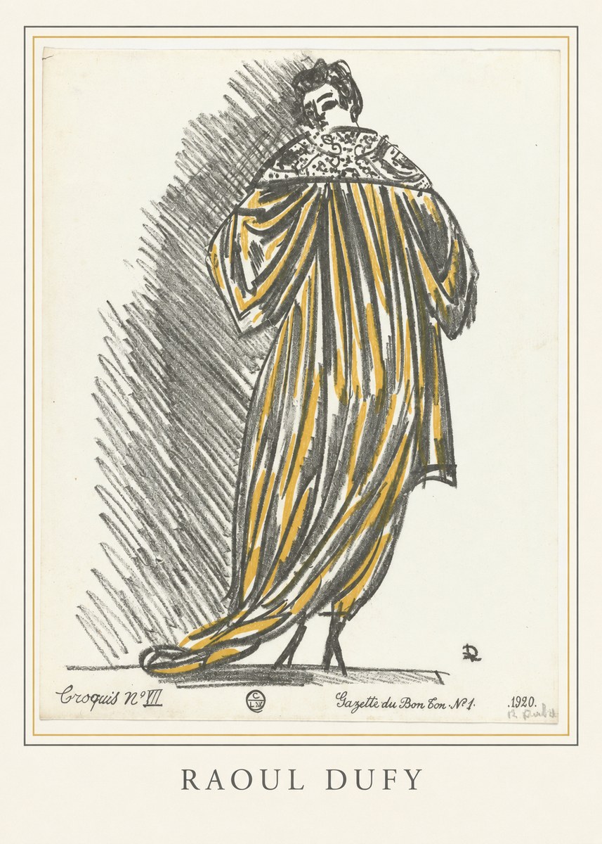 Raoul Dufy Croquis N°vii No5 - Poszter