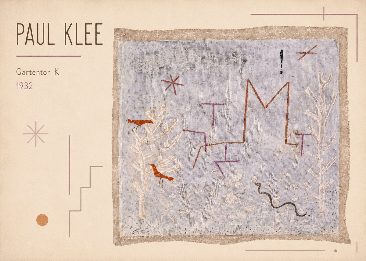 Paul Klee Gartentor K No1 - Poszter