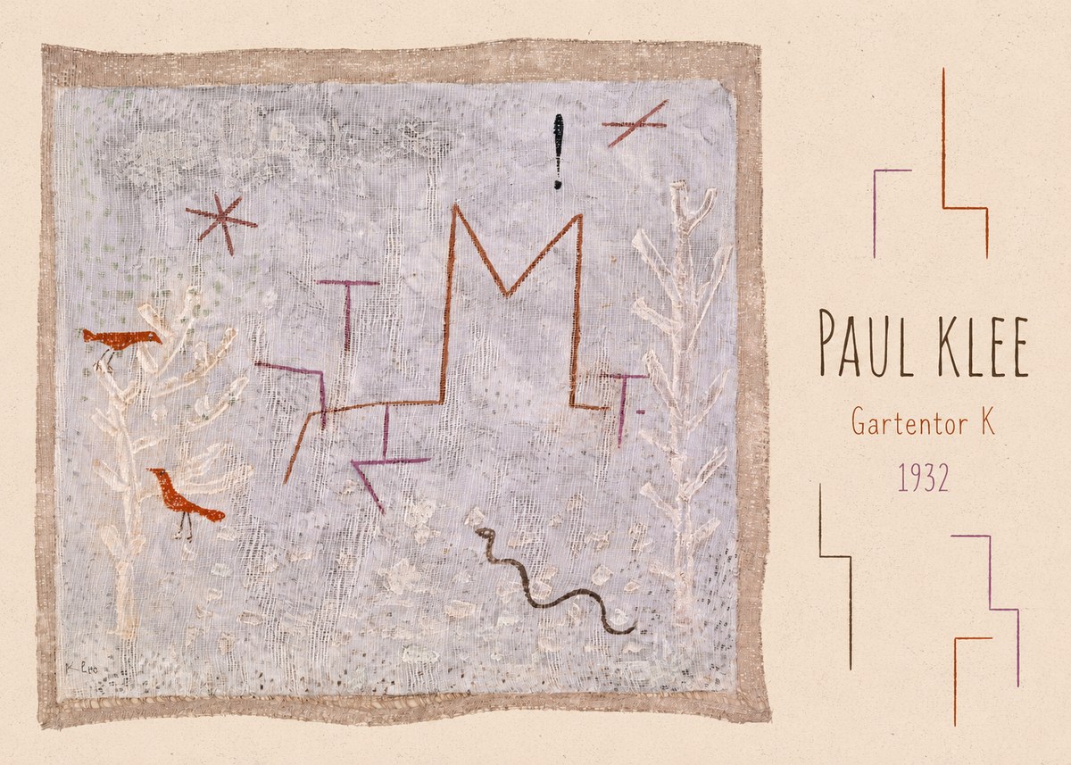 Paul Klee Gartentor K No3 - Poszter