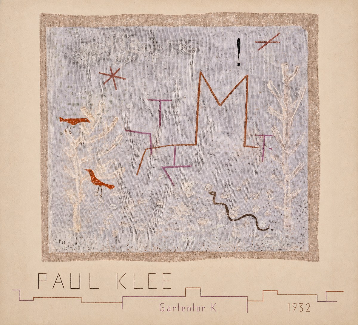Paul Klee Gartentor K No4 - Poszter