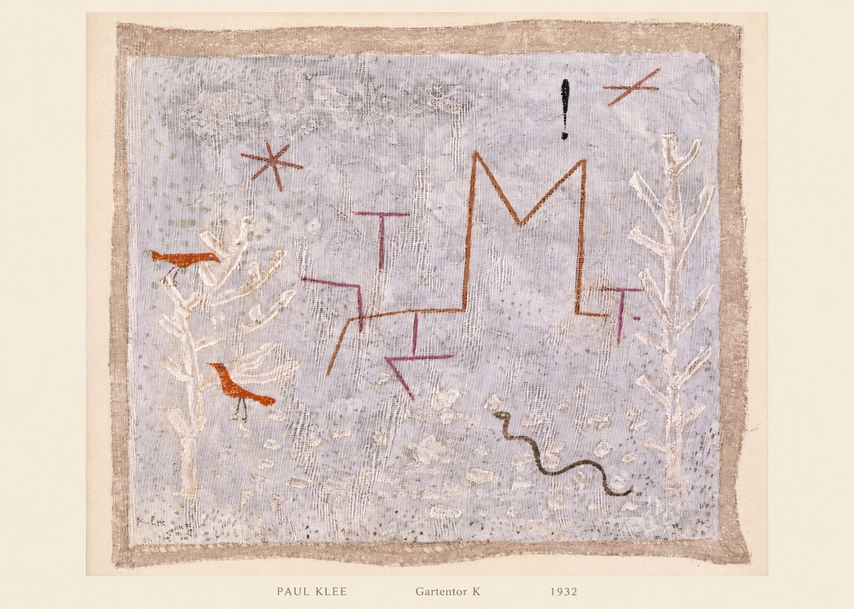 Paul Klee Gartentor K No5 - Poszter