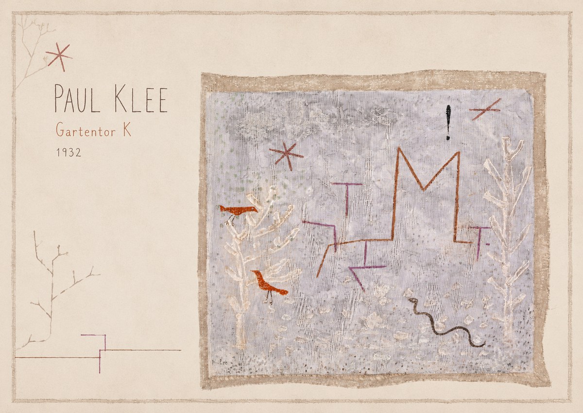 Paul Klee Gartentor K No6 - Poszter