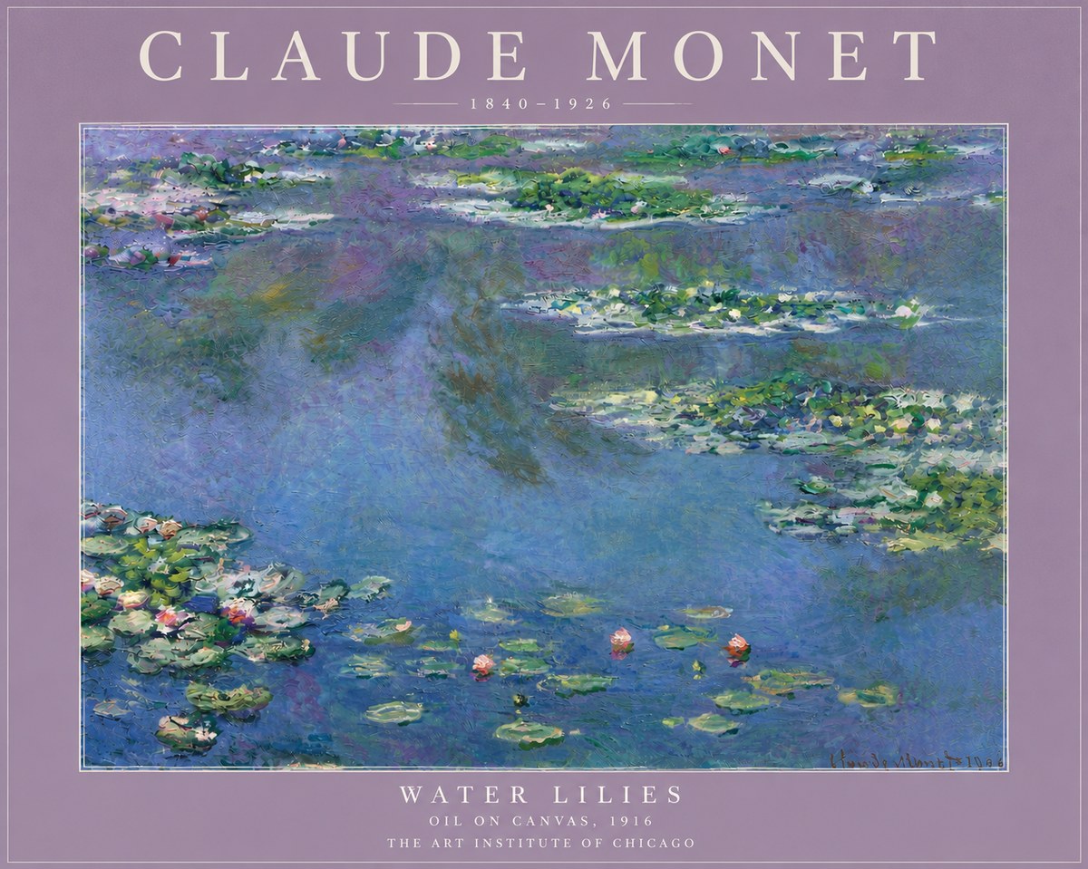 Monet Water Lilies I No5 - Poszter