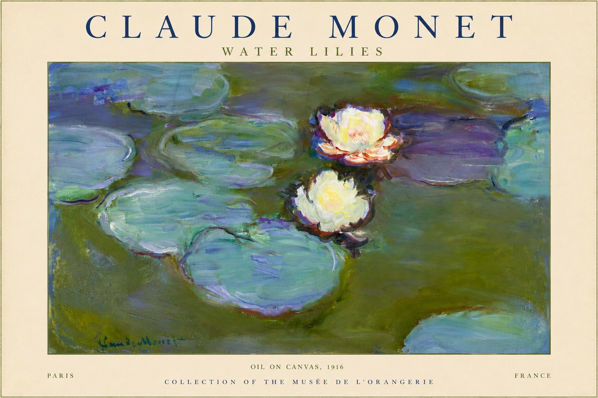 Monet Water Lilies II No3 - Poszter