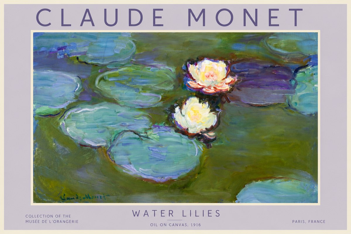 Monet Water Lilies II No4 - Poszter